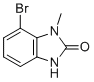 structure of CAS# 913297-44-6, 7-Bromo-1-methyl-1,3-dihydro-2H-benzo[d]imidazol-2-one