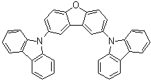 CAS 登录号：913737-84-5, 2,8-二(9H-咔唑-9-基)二苯并[b,d]呋喃