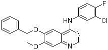 CAS # 913819-12-2, N-(3-Chloro-4-fluorophenyl)-7-methoxy-6-(phenylmethoxy)-4-quinazolinamine