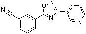 CAS # 913830-15-6, 3-[3-(Pyridin-3-yl)-1,2,4-oxadiazol-5-yl]benzonitrile, NS 9283