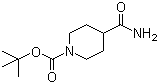 structure of CAS# 91419-48-6, N-Boc-4-Piperidinecarboxamide