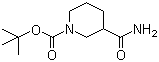 structure of CAS# 91419-49-7, 1-Boc-哌啶-3-甲酰胺