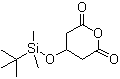 structure of CAS# 91424-40-7, 3-(tert-Butyldimethylsilyloxy)glutaric anhydride