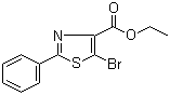 structure of CAS# 914347-21-0, 5-Bromo-2-phenylthiazole-4-carboxylic acid ethyl ester