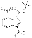 3-Formyl-7-nitro-1H-indole-1-carboxylic acid 1,1-dimethylethyl ester molecular structure (CAS 914348-97-3)