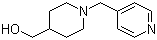 structure of CAS# 914349-22-7, 1-(4-Pyridinylmethyl)-4-piperidinemethanol