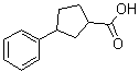 structure of CAS# 91495-75-9, 3-Phenylcyclopentanecarboxylic acid