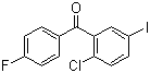 (2-Chloro-5-iodophenyl)(4-fluorophenyl)methanone molecular structure (CAS 915095-86-2)