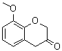 8-甲氧基-2H-1-苯并吡喃-3(4H)-酮分子结构 (CAS 91520-00-2)