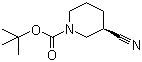 structure of CAS# 915226-44-7, 1-N-Boc-3-(R)-cyanopiperidine