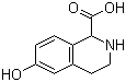 structure of CAS# 91523-50-1, 6-Hydroxy-1,2,3,4-tetrahydroisoquinoline-1-carboxylic acid