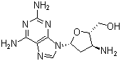 2,3'-Diamino-2',3'-dideoxyadenosine molecular structure (CAS 915399-37-0)