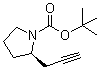 CAS # 916263-17-7, (2R)-2-(2-Propyn-1-yl)-1-pyrrolidinecarboxylic acid 1,1-dimethylethyl ester