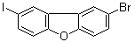 structure of CAS# 916435-41-1, 2-Bromo-8-iododibenzofuran