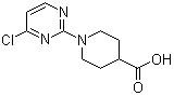 CAS 登录号：916791-12-3, 1-(4-氯-2-嘧啶基)-4-哌啶甲酸