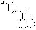 CAS # 91714-41-9, (4-Bromophenyl)(2,3-dihydro-1H-indol-7-yl)methanone