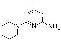 structure of CAS# 91717-22-5, 2-Amino-4-piperidino-6-methylpyrimidine