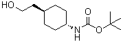 structure of CAS# 917342-29-1, tert-Butyl [trans-4-(2-hydroxyethyl)cyclohexyl]carbamate