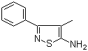 structure of CAS# 91818-68-7, 4-Methyl-3-phenylisothiazol-5-amine