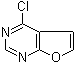 4-氯呋喃并[2,3-d]嘧啶分子结构 (CAS 918340-51-9)