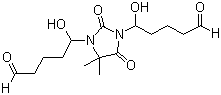 CAS # 91894-93-8, N,N'-Di(1-hydroxypentanal)-5,5-dimethylhydantoin
