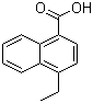 structure of CAS# 91902-58-8, 4-Ethyl-1-naphthoic acid