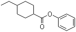 4-乙基环己烷甲酸苯酯分子结构 (CAS 91988-52-2)
