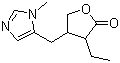 匹罗卡品分子结构 (CAS 92-13-7)