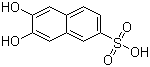 6,7-Dihydroxynaphthalene-2-sulfonic acid molecular structure (CAS 92-27-3)