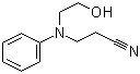 structure of CAS# 92-64-8, N-Cyanoethyl-hydroxyethyl aniline
