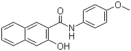 structure of CAS# 92-79-5, 3-Hydroxy-4'-methoxy-2-naphthanilide
