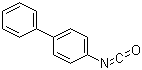 structure of CAS# 92-95-5, 4-Phenylphenyl isocyanate