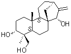 (3alpha,4beta,15alpha)-贝壳杉-16-烯-3,15,18-三醇分子结构 (CAS 921211-29-2)