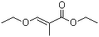 3-Ethoxy-2-methyl-2-propenoic acid ethyl ester molecular structure (CAS 92145-32-9)