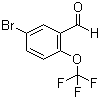 structure of CAS# 923281-52-1, 5-Bromo-2-(trifluoromethoxy)benzaldehyde