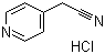 structure of CAS# 92333-25-0, 4-Pyridylacetonitrile hydrochloride