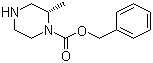 structure of CAS# 923565-98-4, Benzyl (2S)-2-methyl-1-piperazinecarboxylate