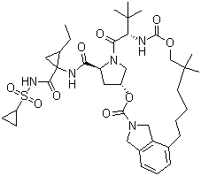 structure of CAS# 923590-37-8, Vaniprevir