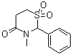 CAS # 92368-02-0, Tetrahydro-3-methyl-2-phenyl-4H-1,3-thiazin-4-one 1,1-dioxide