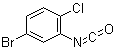structure of CAS# 923693-67-8, 5-Bromo-2-chlorophenyl isocyanate