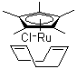 structure of CAS# 92390-26-6, Chloro(1,5-cyclooctadiene)(pentamethylcyclopentadienyl)ruthenium(II)