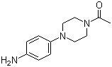 structure of CAS# 92394-00-8, 4-(4-Acetyl-1-piperazinyl)aniline