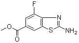 CAS 登录号：924287-64-9, 2-氨基-4-氟-6-苯并噻唑羧酸甲酯