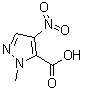 structure of CAS# 92534-69-5, 1-Methyl-4-nitro-1H-pyrazole-5-carboxylic acid