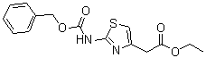 structure of CAS# 92592-02-4, Ethyl 2-[2-[[(benzyloxy)carbonyl]amino]-4-thiazolyl]acetate