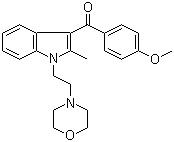 structure of CAS# 92623-83-1, Pravadoline