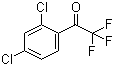structure of CAS# 92736-81-7, 2',4'-Dichloro-2,2,2-trifluoroacetophenone
