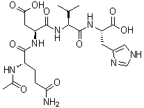 structure of CAS# 928006-50-2, N2-Acetyl-L-glutaminyl-L-alpha-aspartyl-L-valyl-L-histidine