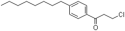 structure of CAS# 928165-59-7, 3-Chloro-1-(4-octylphenyl)-1-propanone