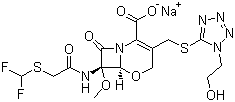 structure of CAS# 92823-03-5, Flomoxef sodium